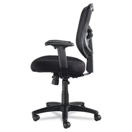 Alera Elusion Series Mesh Mid-Back Swivel/Tilt Chair, Supports Up to 275 lb, 17.9" to 21.8" Seat Height, Black (EL42BME10B)