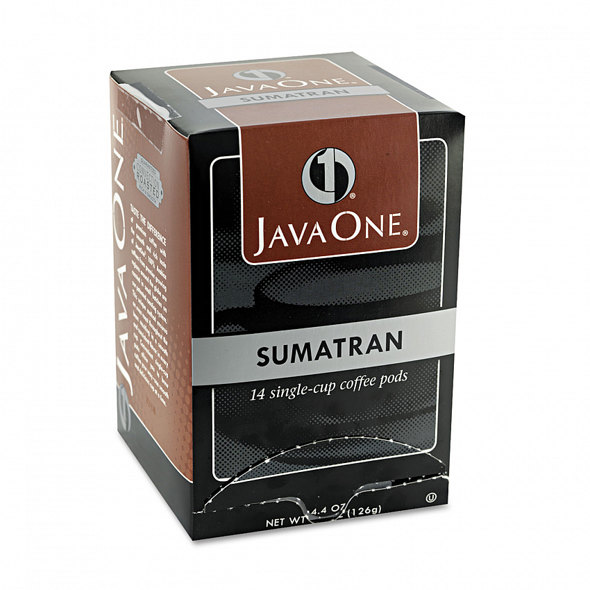 Coffee Pods, Sumatra Mandheling, Single Cup, 14/Box (60000)