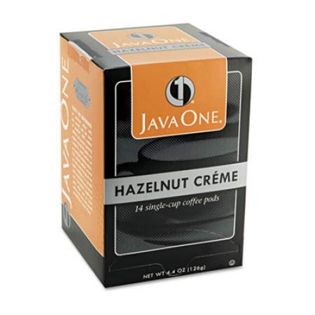 Java One Coffee Pods, Hazelnut Creme, Single Cup, 14/Box (70500)