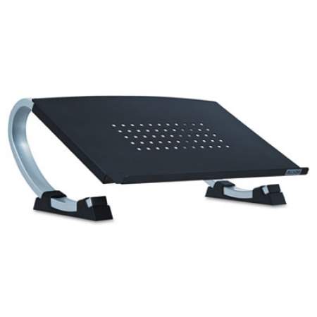 Allsop Redmond Adjustable Curve Notebook Stand, 15" x 11.5" x 6", Black/Silver, Supports 40 lbs (30498)