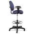 Alera Interval Series Swivel Task Stool, Supports 275 lb, 23.93" to 33.26" Seat Height, Marine Blue Seat/Back, Black Base (IN4621)