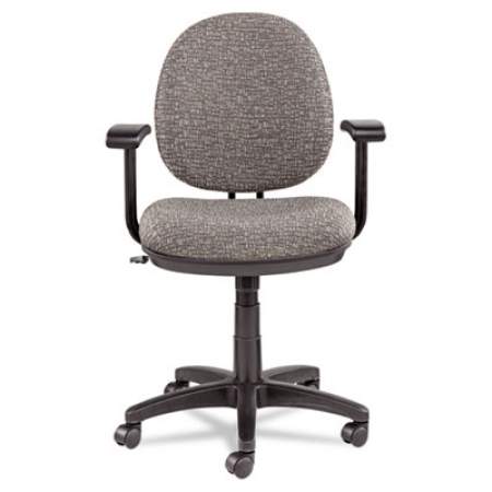 Alera Interval Series Swivel/Tilt Task Chair, Supports 275 lb, 18.11" to 23.22" Seat, Graphite Gray Seat/Back, Black Base (IN4841)