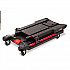 Convertible Utility Cart, Plastic, 2 Shelves, 400 lb Capacity, 23.88