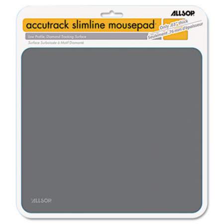 Allsop Accutrack Slimline Mouse Pad, Graphite, 8 3/4" x 8" (30201)