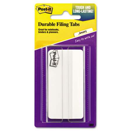 Post-it Tabs Tabs, 1/3-Cut Tabs, White, 3" Wide, 50/Pack (686F50WH3IN)