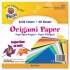 Pacon Origami Paper, 30lb, 9 x 9, Assorted Bright Colors, 40/Pack (72200)