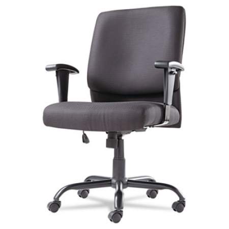 OIF Big/Tall Swivel/Tilt Mid-Back Chair, Supports Up to 450 lb, 19.29" to 23.22" Seat Height, Black (BT4510)