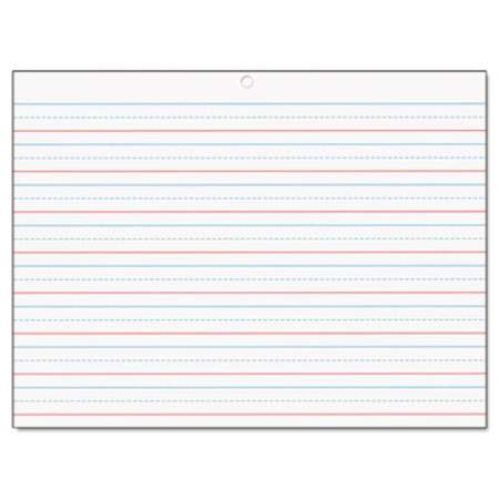 Pacon Multi-Sensory Handwriting Tablet, 5/8" Long Rule, 8 x 10.5, 40/Pad (2470)