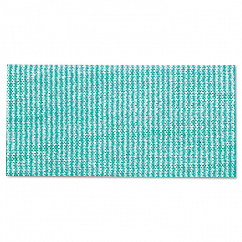 Wet Wipes, 14 x 21, White/Green, 100 Towels/Pack, 9/Carton (8312)