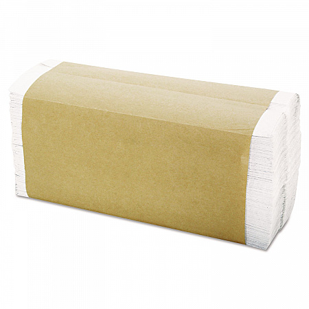 C-Fold Towels, 1-Ply, 11 x 10.13, White, 198/Pack, 12 Packs/Carton (1510B)