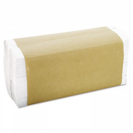 C-Fold Towels, 1-Ply, 11 x 10.13, White, 198/Pack, 12 Packs/Carton (1510B)