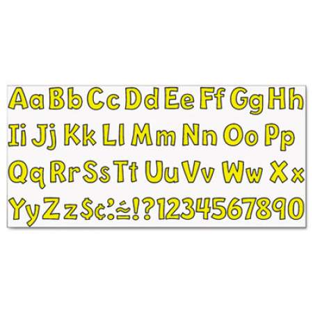 TREND Ready Letters Playful Combo Set, Yellow, 4"h, 216/Set (T79743)
