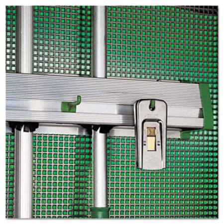 Unger Hold Up Aluminum Tool Rack, 36w x 3.5d x 3.5h, Aluminum/Green (HU900)
