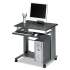 Safco Empire Mobile PC Cart, 29.75" x 23.5" x 29.75", Anthracite/Silver (945ANT)