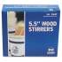 AmerCareRoyal Wood Coffee Stirrers, 5.5", 10,000/Carton (R810CT)