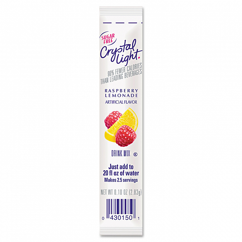 On the Go, Raspberry Lemonade, 0.16 oz Packets, 30/Box (00015)