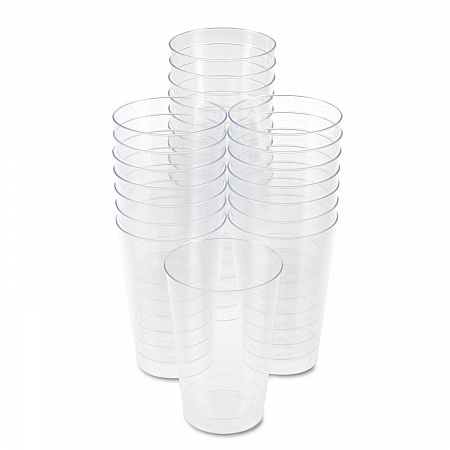 Comet Plastic Tumblers, 12 oz, Clear, 500/Carton (T12)
