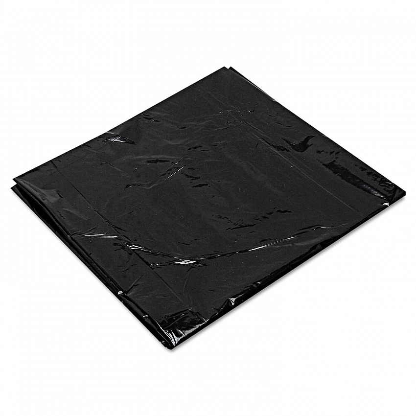 Low-Density Can Liners, 16 gal, 0.7 mil, 24" x 32", Black, Flat Pack, 500/Carton (ML2432)