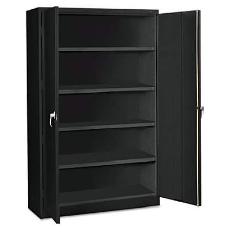 Tennsco Assembled Jumbo Steel Storage Cabinet, 48w x 18d x 78h, Black (J1878SUBK)