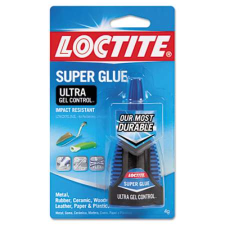 Loctite Ultra Gel Control Super Glue, 0.14 oz, Dries Clear (1363589)