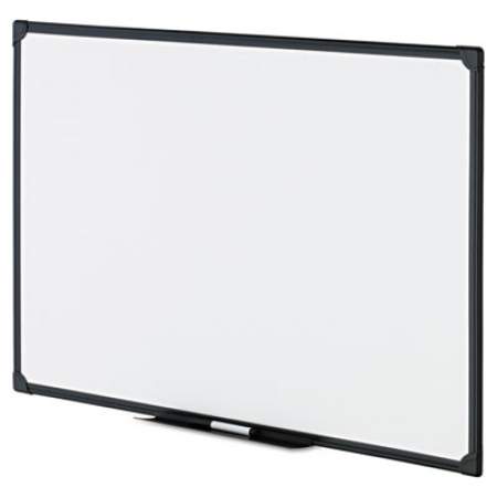 Universal Dry Erase Board, Melamine, 36 x 24, Black Frame (43628)