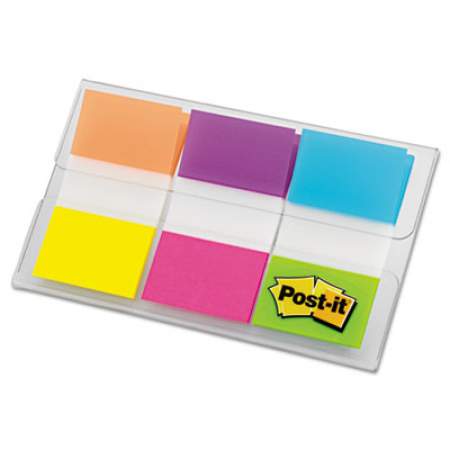 Post-it Flags Page Flags in Portable Dispenser, Assorted Brights, 60 Flags/Pack (680EGALT)