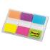 Post-it Flags Page Flags in Portable Dispenser, Assorted Brights, 60 Flags/Pack (680EGALT)