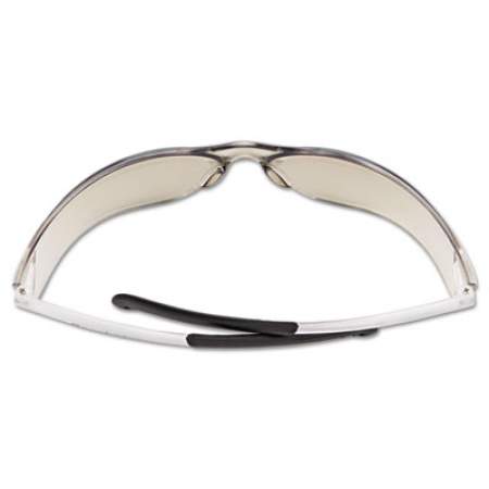 MCR Safety BearKat Safety Glasses, Frost Frame, Clear Mirror Lens (BK119)