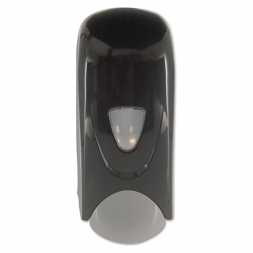 Foam-eeze Bulk Foam Soap Dispenser with Refillable Bottle, 1 L, 4.88 x 4.75 x 11, Black/Gray (9326)