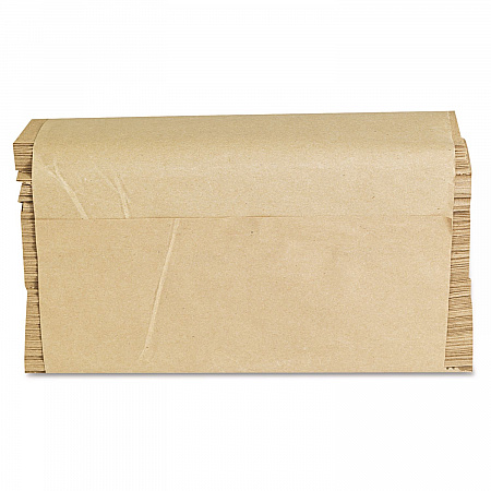 Folded Paper Towels, Multifold, 9 x 9.45, Natural, 250 Towels/Pack, 16 Packs/Carton (1508)
