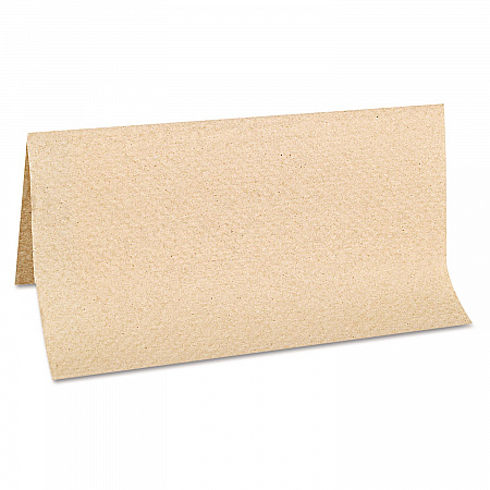 Singlefold Paper Towels, 9 x 9.45, Natural, 250/Pack, 16 Packs/Carton (1507)
