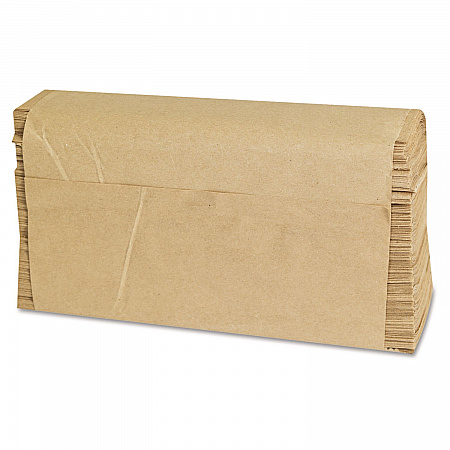 Folded Paper Towels, Multifold, 9 x 9.45, Natural, 250 Towels/Pack, 16 Packs/Carton (1508)