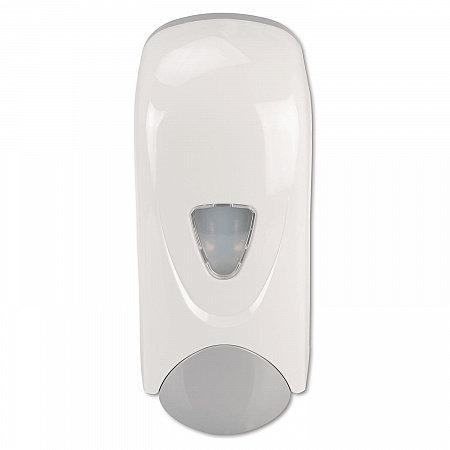 Foam-eeze Bulk Foam Soap Dispenser with Refillable Bottle, 1,000 mL, 4.88 x 4.75 x 11, White/Gray (9325)