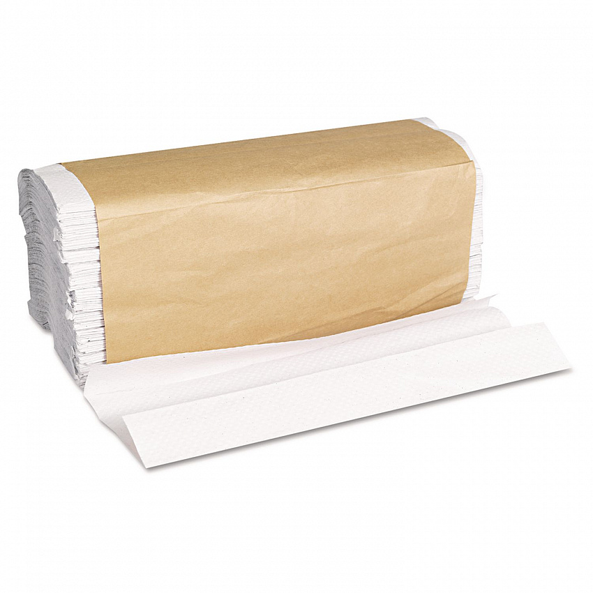 C-Fold Towels, 1-Ply, 11 x 10.13, White, 198/Pack, 12 Packs/Carton (1510B)