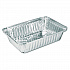 Aluminum Oblong Pan, 2.25 lb, 5.94 x 8.44 x 1.81, Silver, 500/Carton (206230)