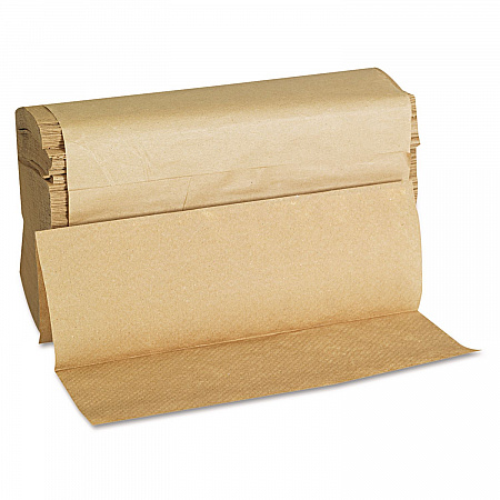 Folded Paper Towels, Multifold, 9 x 9.45, Natural, 250 Towels/Pack, 16 Packs/Carton (1508)