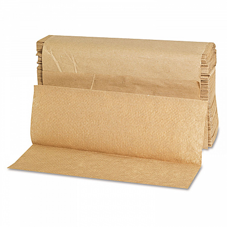 Folded Paper Towels, Multifold, 9 x 9.45, Natural, 250 Towels/Pack, 16 Packs/Carton (1508)