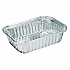 Aluminum Oblong Pan, 1.5 lb, 5.13 x 7.06 x 1.69, Silver, 500/Carton (206030)