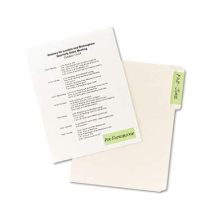 Avery Printable Self-Adhesive Removable Color-Coding Labels, 1 x 3, Neon Green, 5/Sheet, 40 Sheets/Pack, (5494) (05494)
