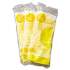 Boardwalk Flock-Lined Latex Cleaning Gloves, X-Large, Yellow, 12 Pairs (242XL)