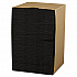 Embossed Beverage Napkins, 2-Ply, 9.5 x 9.5, Black, 1,000/Carton (180313)
