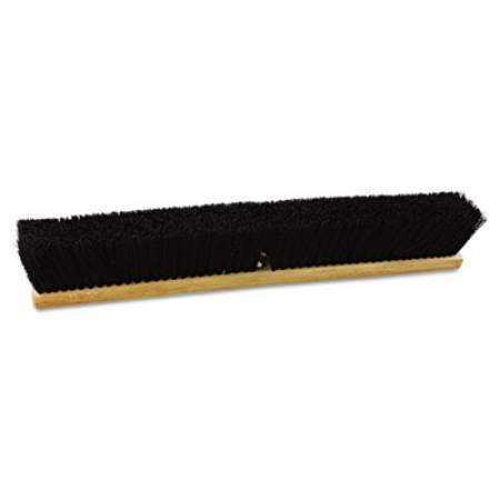 Boardwalk Floor Brush Head, 3" Black Polypropylene Bristles, 24" Brush (20624)