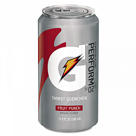 Thirst Quencher Can, Fruit Punch, 11.6 oz Can, 24/Carton (30903)