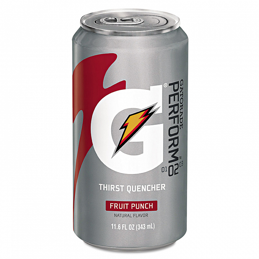 Thirst Quencher Can, Fruit Punch, 11.6 oz Can, 24/Carton (30903)