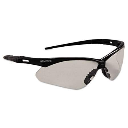 KleenGuard Nemesis Safety Glasses, Black Frame, Clear Anti-Fog Lens (25679)