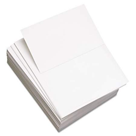 Lettermark Custom Cut-Sheet Copy Paper, 92 Bright, Micro-Perforated 5.5" from Top, 20lb, 8.5 x 11, White, 500 Sheets/Ream, 5 Reams/CT (8823)