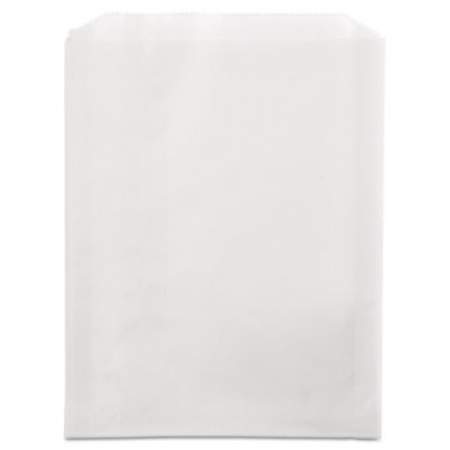Bagcraft Grease-Resistant Single-Serve Bags, 6.5" x 8", White, 2,000/Carton (300422)