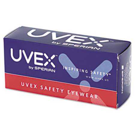 Honeywell Uvex Genesis Shooting Glasses, Vapor Blue Frame, Clear Lens, 10/Carton (S3240X)