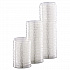 Portion/Souffle Cup Lids, Fits 0.5 oz to 1 oz Portion Cups, Plastic, Clear, 125/Pack, 20 Packs/Carton (PL100N)