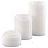 Dart Cappuccino Dome Sipper Lids, Fits 12 oz to 24 oz Cups, White, 1,000/Carton (16EL)